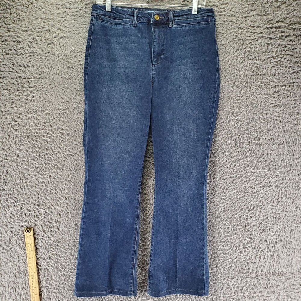 Draper James Jeans Womens Size 12 Blue Bootcut Stretch Denim Classic Fit